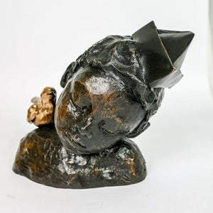 Sculpture en Bronze "La Petite Voix"