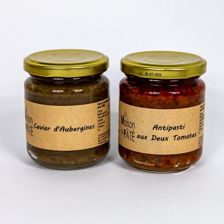 Antipasti aux 2 tomates et caviar d'Aubergine - Extravagance