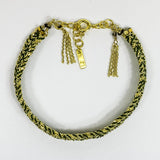 Bracelet en argent massif Gold Kaki