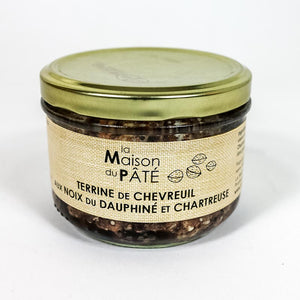 Terrine de chevreuil aux noix du Dauphiné et Chartreuse