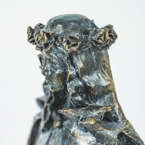 Sculpture en Bronze "Madone Laudato Si"